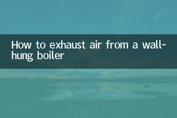 壁挂炉怎么排空气