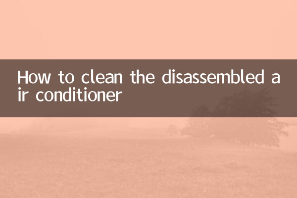 So reinigen Sie die zerlegte Klimaanlage