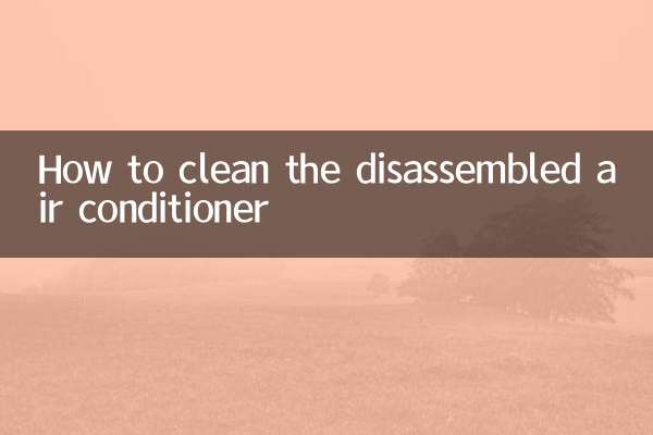 نحوه تمیز کردن کولر گازی جدا شده