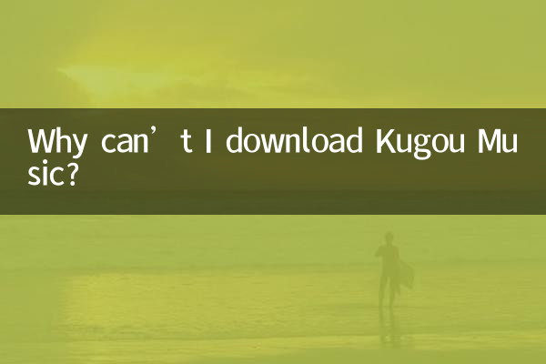 Warum kann ich Kugou Music nicht herunterladen?