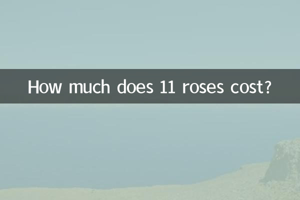 Wie viel kosten 11 Rosen?
