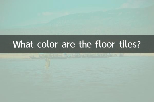 মেঝে টাইলস কি রঙ?