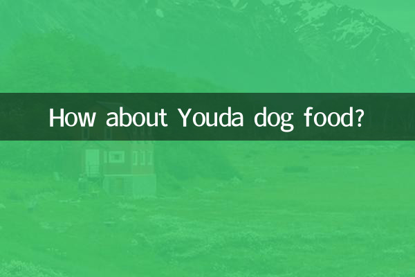 Et la nourriture pour chien Youda ?