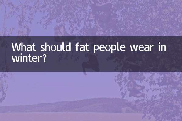 Was sollten dicke Menschen im Winter tragen?