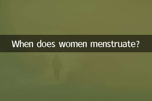 Quand les femmes ont-elles leurs règles ?