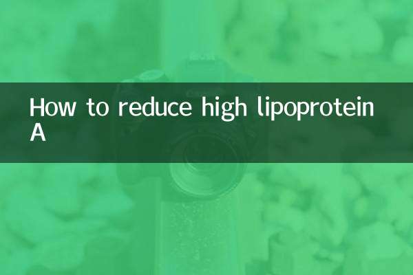 Come ridurre un alto livello di lipoproteina A