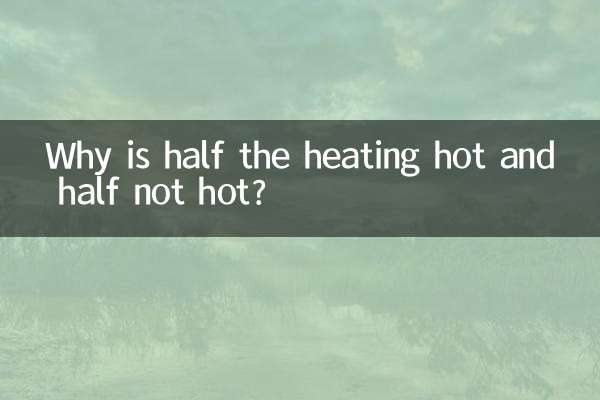 Por que metade do aquecimento está quente e metade não está quente?