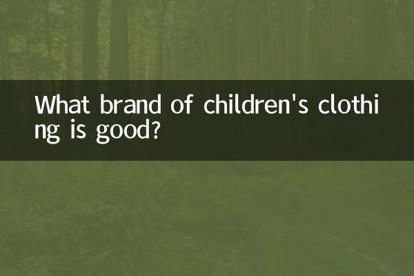 Quale marca di abbigliamento per bambini è buona?