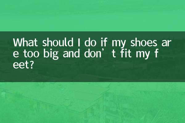 Cosa devo fare se le mie scarpe sono troppo grandi e non si adattano ai miei piedi?
