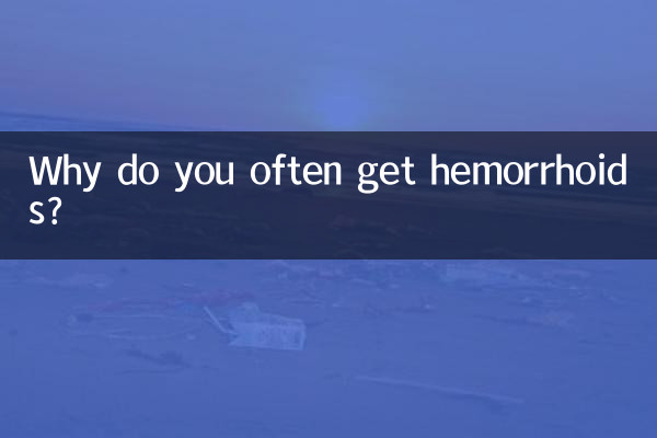 Perché ti vengono spesso le emorroidi?