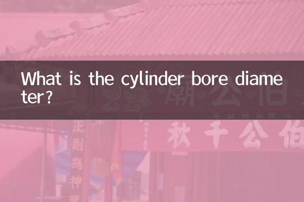সিলিন্ডার বোরের ব্যাস কত?