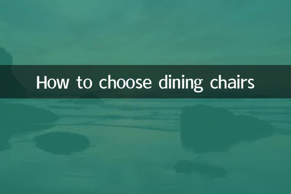 So wählen Sie Esszimmerstühle aus
