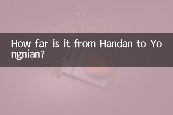 Quanto dista Handan da Yongnian?