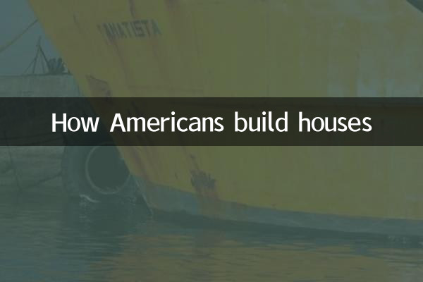 How Americans build houses