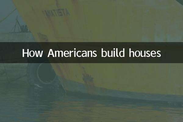 How Americans build houses