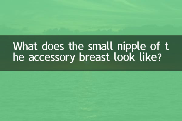 Como é o pequeno mamilo do seio acessório?