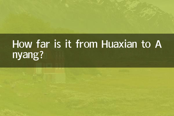 हुआक्सियान से आन्यांग कितनी दूर है?