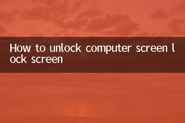 Come sbloccare la schermata di blocco dello schermo del computer