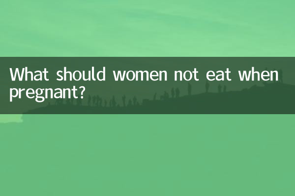 O que as mulheres não devem comer durante a gravidez?