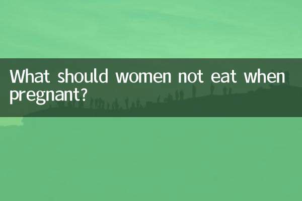 Was sollten Frauen während der Schwangerschaft nicht essen?