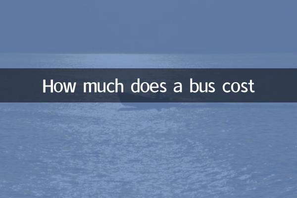 Wie viel kostet ein Bus?