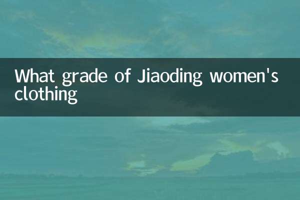 Welche Klasse der Jiaoding -Frauenkleidung