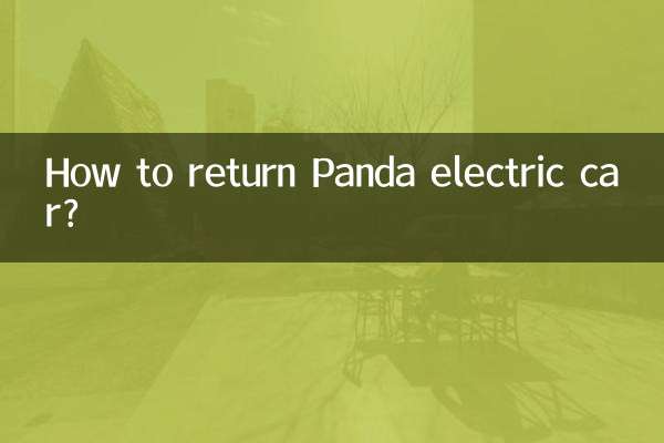 How to return Panda electric car?