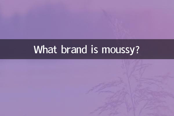 What brand is moussy?