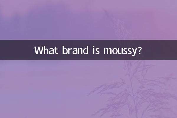 ¿Qué marca es moussy?