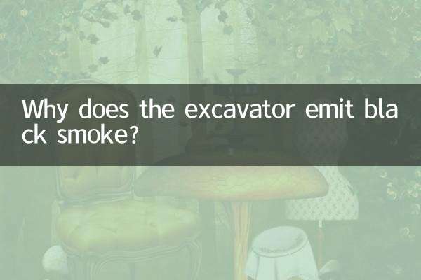 Почему экскаватор дымит черным дымом?