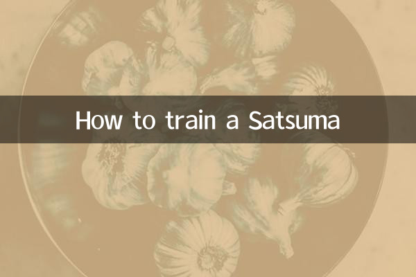 Como treinar um Satsuma