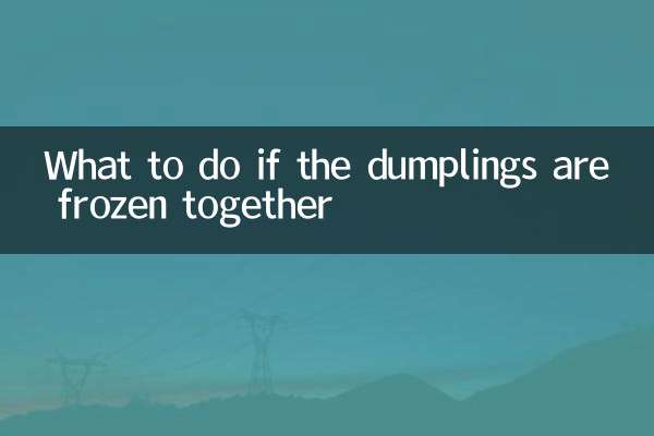 Que faire si les boulettes sont congelées ensemble