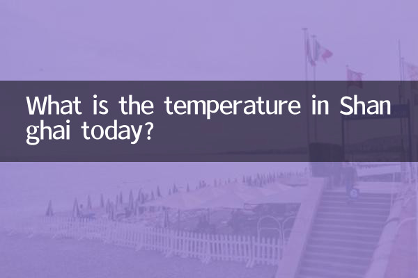 What is the temperature in Shanghai today?