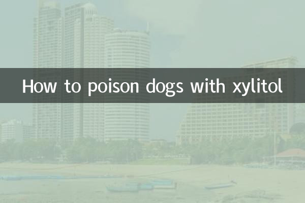 Comment empoisonner les chiens avec du xylitol