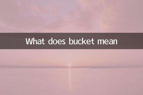 بالٹی کا کیا مطلب ہے؟