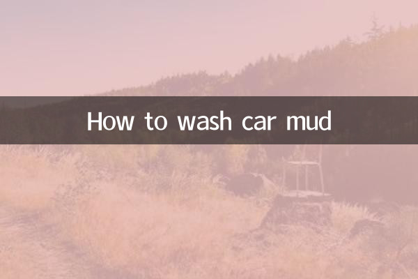 Как отмыть автомобильную грязь