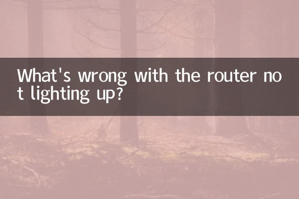Cosa c'è che non va se il router non si accende?