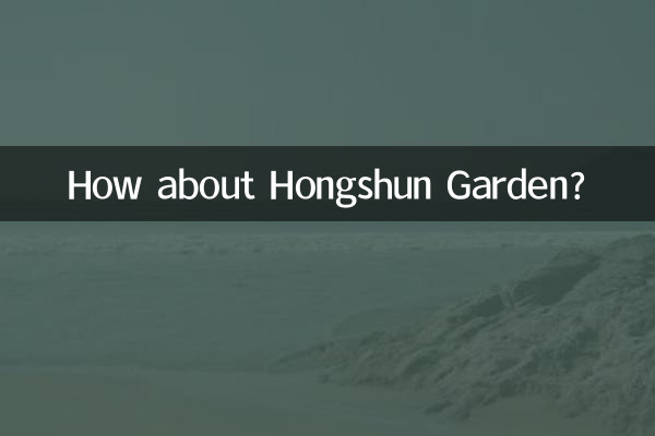 হংশুন গার্ডেন সম্পর্কে কেমন?