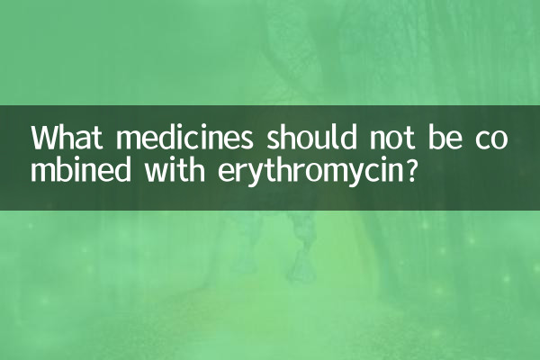 कौन सी दवाओं को एरिथ्रोमाइसिन के साथ नहीं जोड़ा जाना चाहिए?