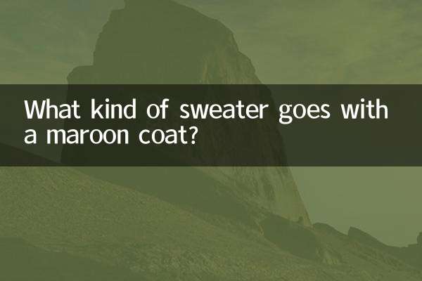 Quel genre de pull va avec un manteau marron ?