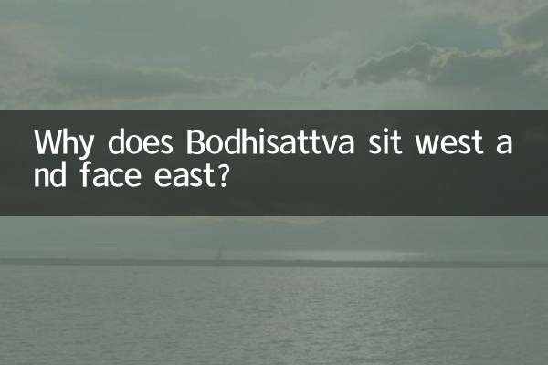 Почему Бодхисаттва сидит на западе и смотрит на восток?