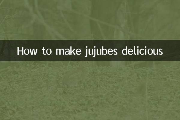 Come rendere deliziose le giuggiole