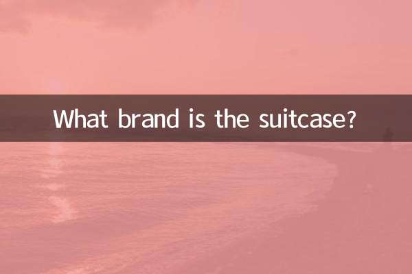 What brand is the suitcase?