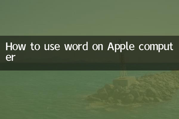 So verwenden Sie Word auf einem Apple-Computer