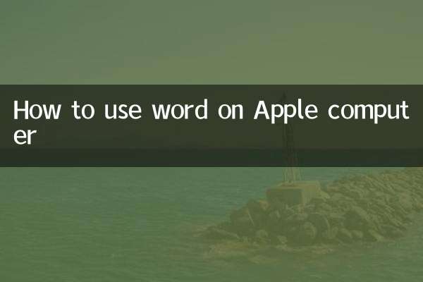 So verwenden Sie Word auf einem Apple-Computer