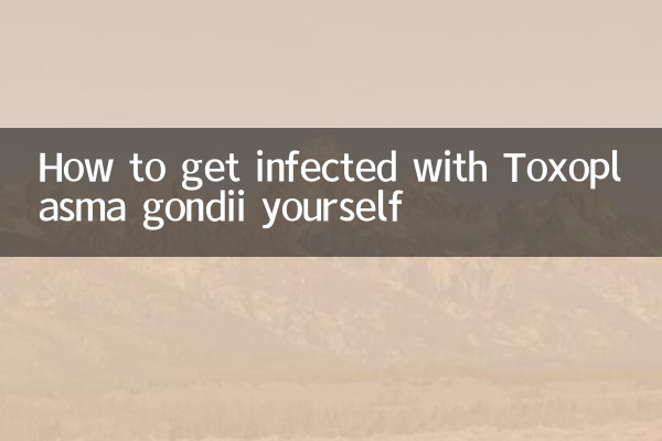 आप स्वयं टोक्सोप्लाज्मा गोंडी से कैसे संक्रमित हो सकते हैं