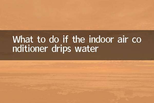 ইনডোর এয়ার কন্ডিশনার থেকে পানি পড়লে কী করবেন
