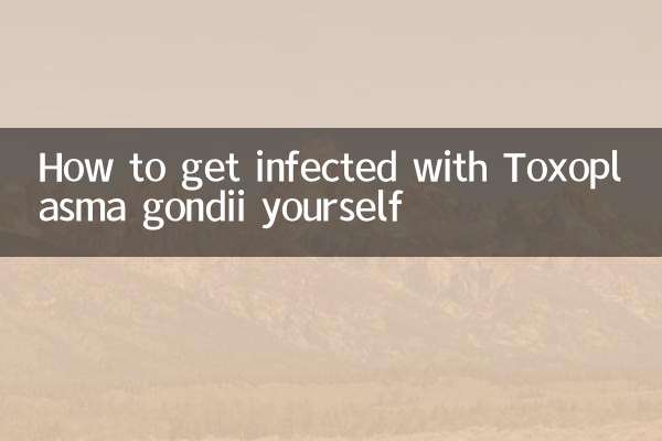 Come infettarsi da soli con il Toxoplasma gondii