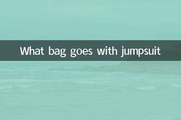 What bag goes with jumpsuit