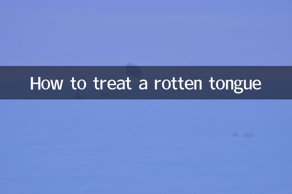 How to treat a rotten tongue